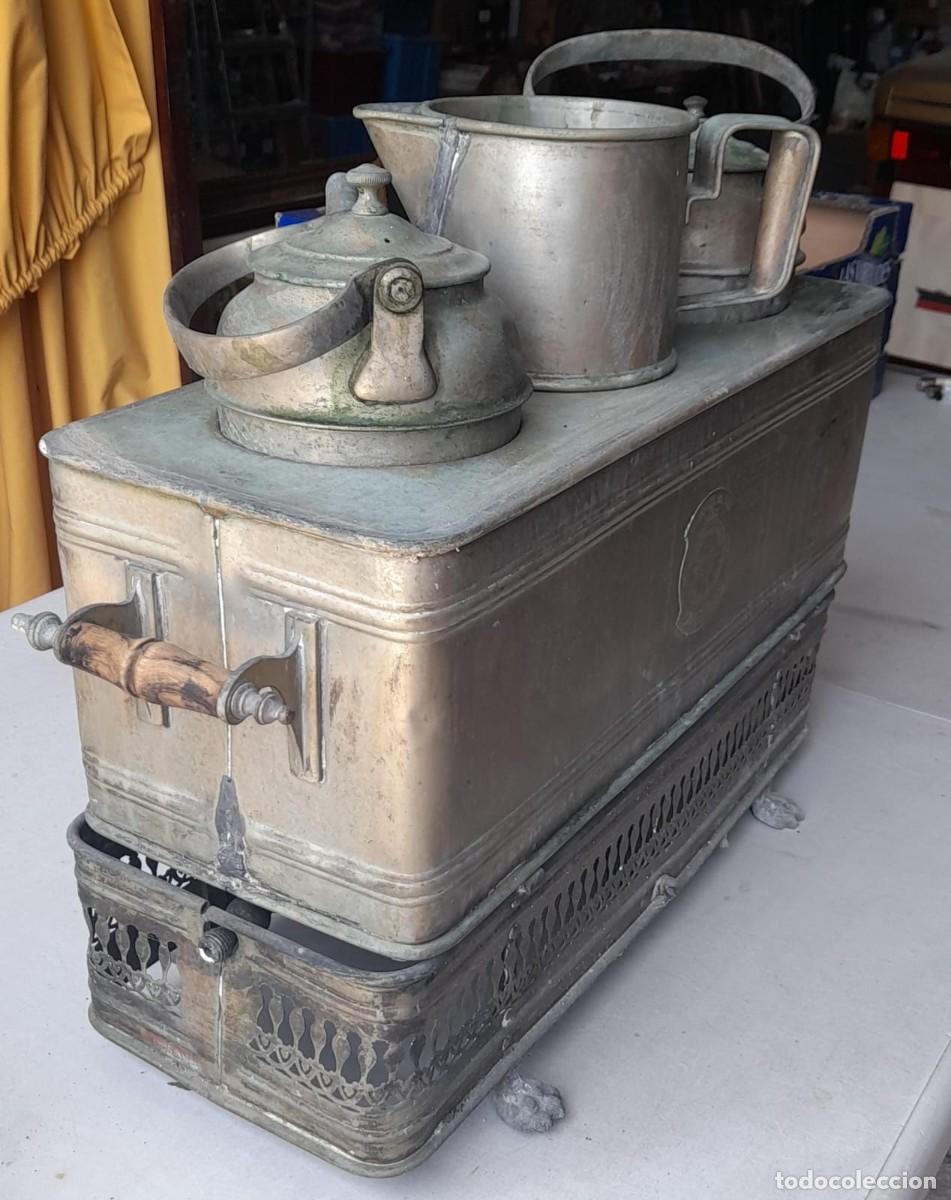 Antig&uuml;edades: ANTIGUAS CAFETERA, TETERA Y LECHERA, FUNCIONAMIENTO A GAS - Foto 6
