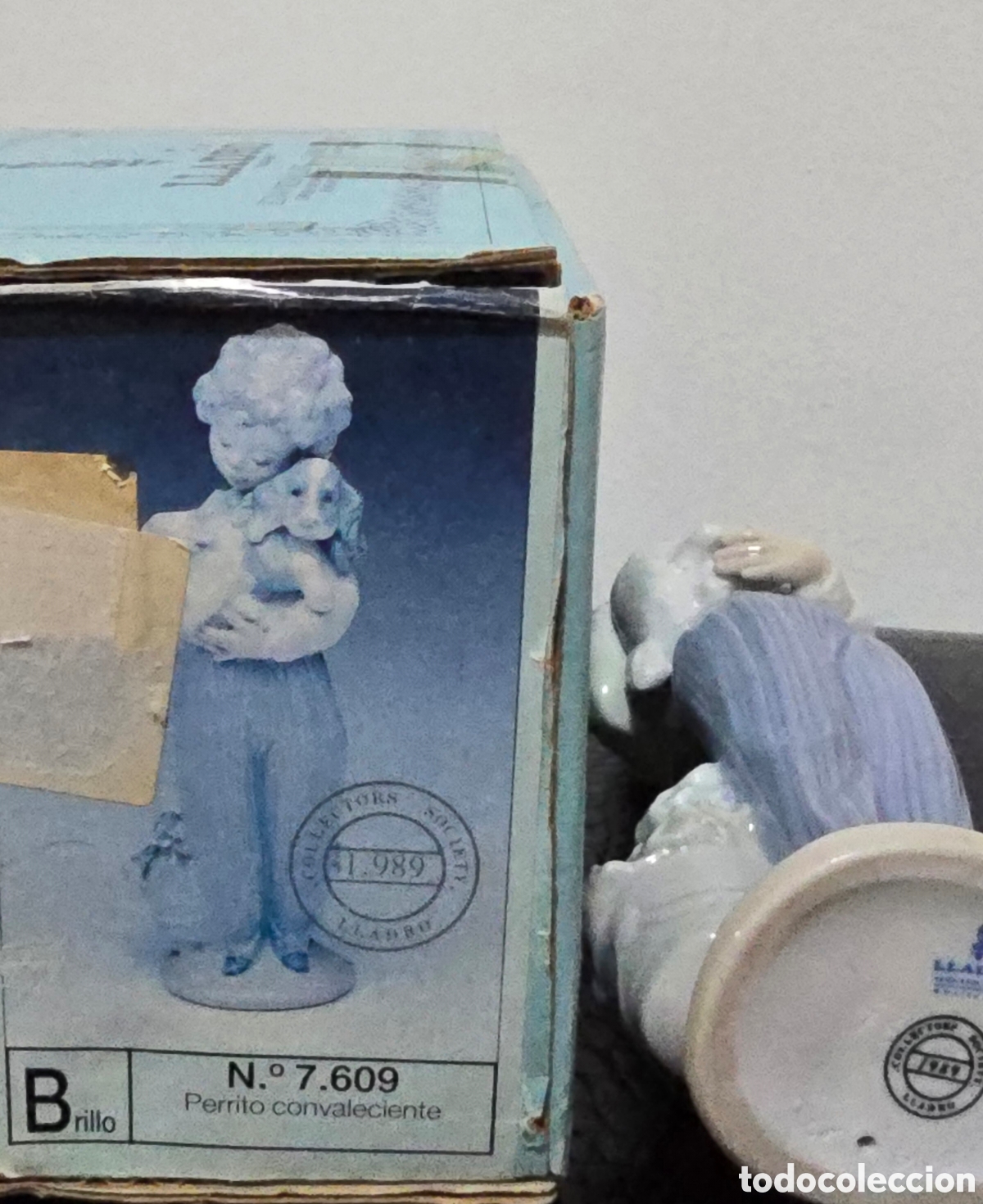 Antig&uuml;edades: Lladro Figura &rdquo;Perrito Convaleciente&rdquo; #7609 - Foto 10