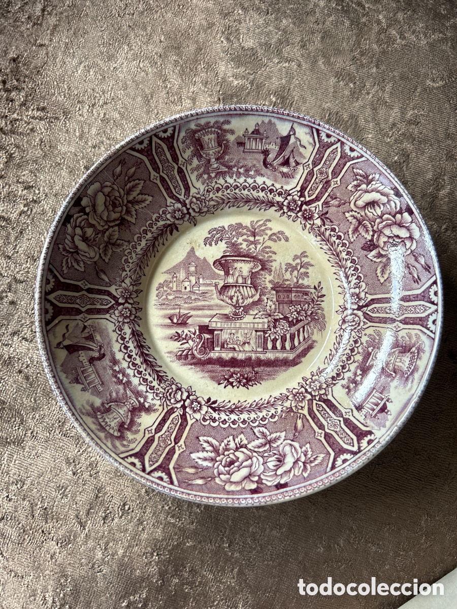 Antig&uuml;edades: Plato de sargadelos tercera &eacute;poca - Foto 1