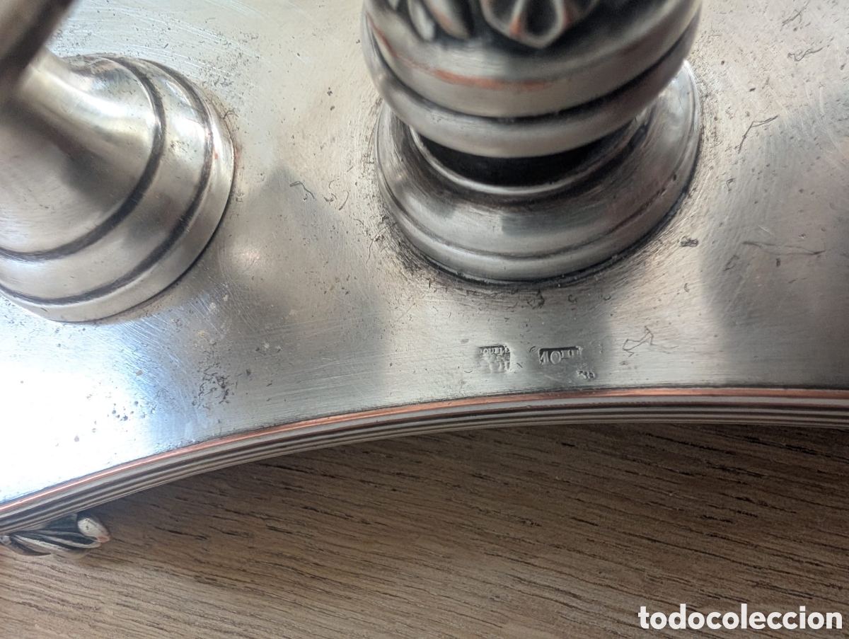 Antig&uuml;edades: Candelabros- l&aacute;mparas antiguos - Foto 7