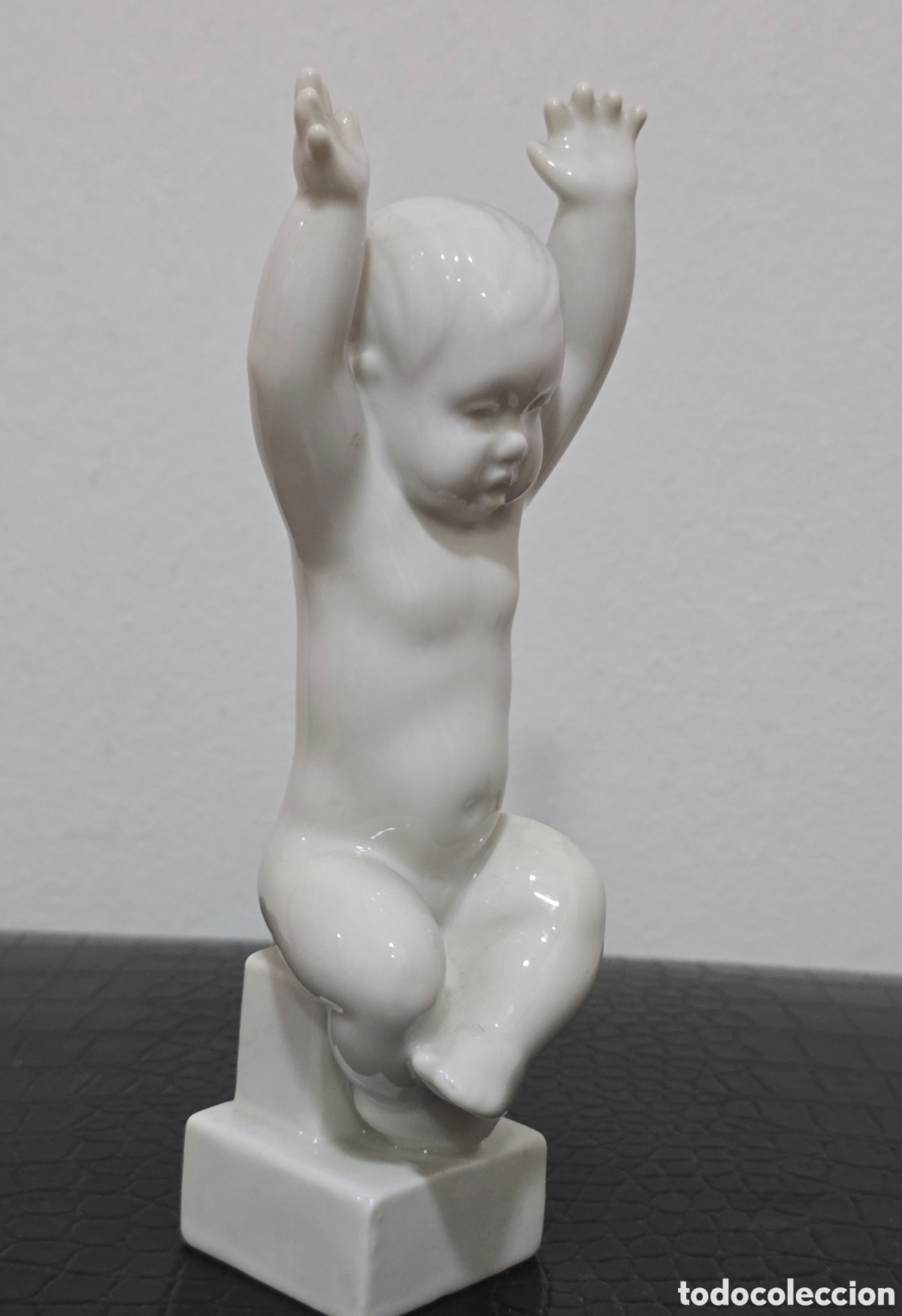 Antig&uuml;edades: Figura de Bing y Grondahl en Blanco Denmark - Foto 3