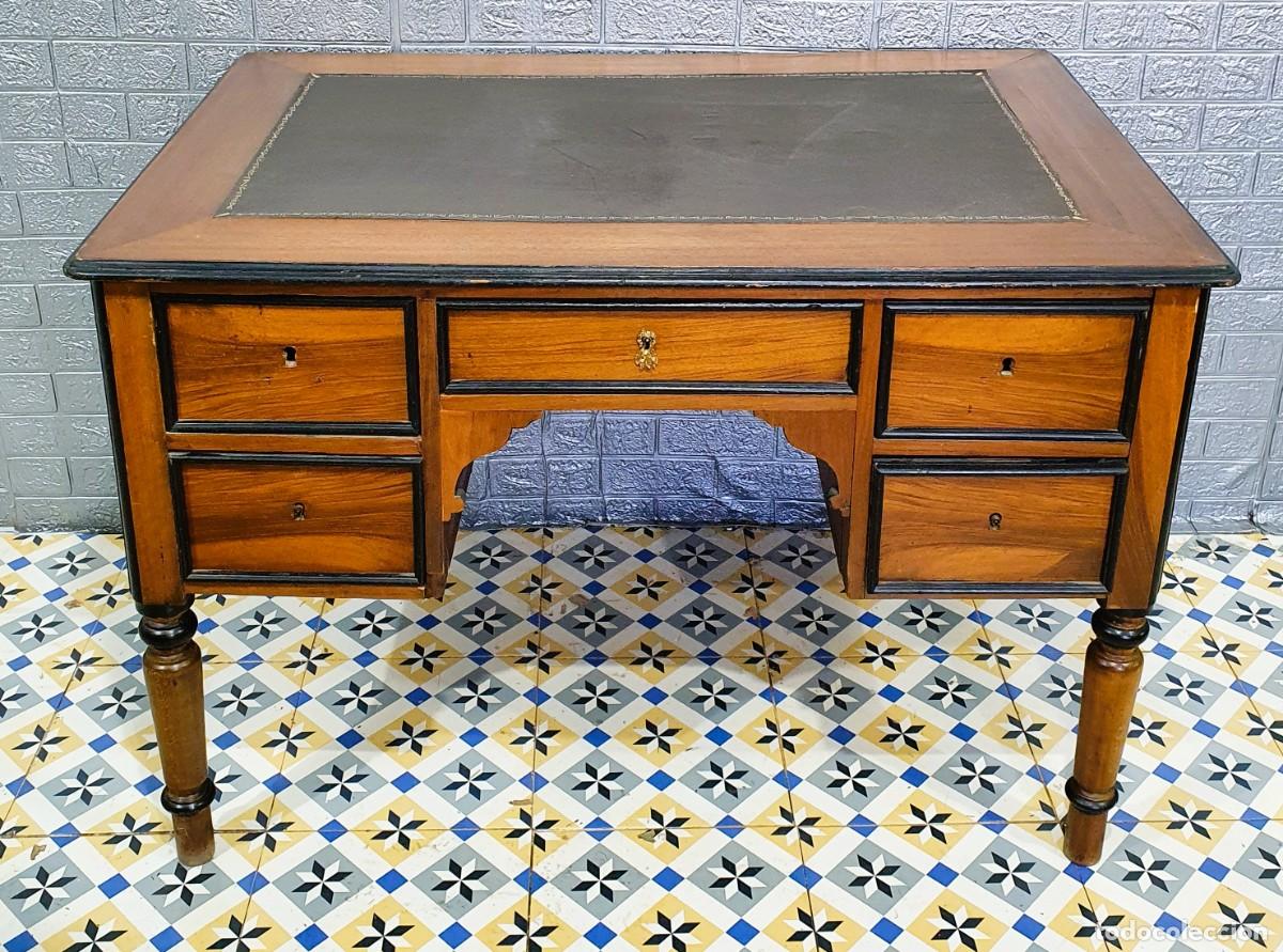 Antig&uuml;edades: ANTIGUA MESA DESPACHO-ESCRITORIO - Foto 2