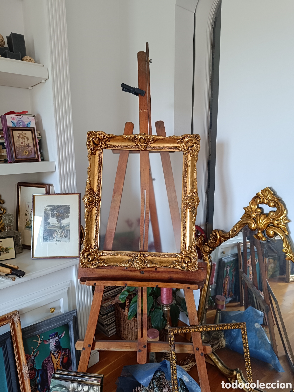 Antig&uuml;edades: Marco antiguo estilo Barroco - Foto 6