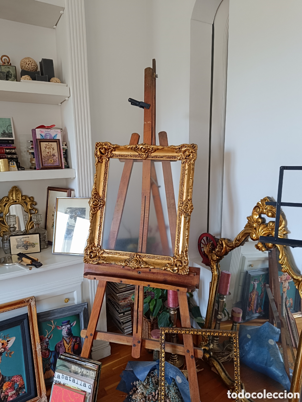 Antig&uuml;edades: Marco antiguo estilo Barroco - Foto 7