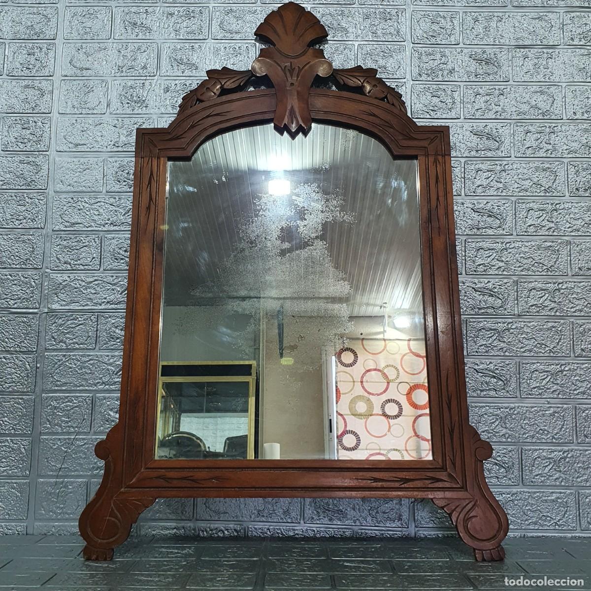 Antig&uuml;edades: Antiguo espejo estilo Isabelino - Foto 2