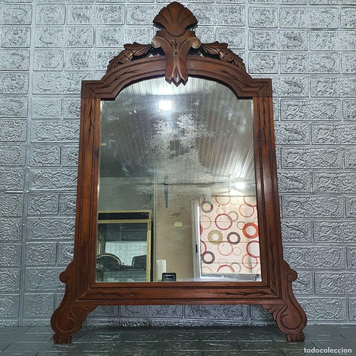 Antig&uuml;edades: Antiguo espejo estilo Isabelino - Foto 3