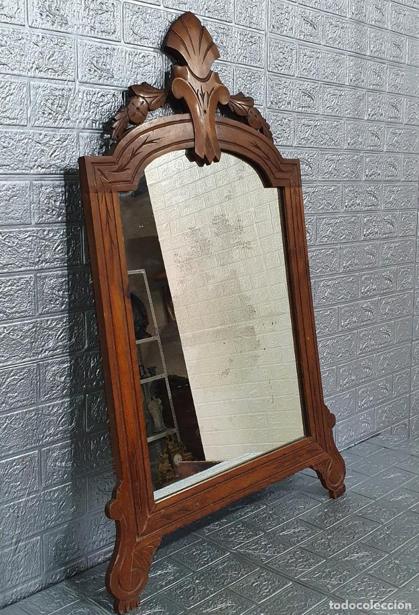 Antig&uuml;edades: Antiguo espejo estilo Isabelino - Foto 4