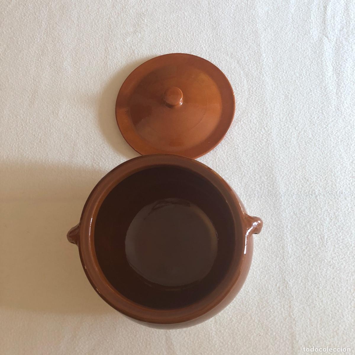 Antig&uuml;edades: Olla de barro esmaltado con tapa. Tradici&oacute;n y sabor - Foto 7