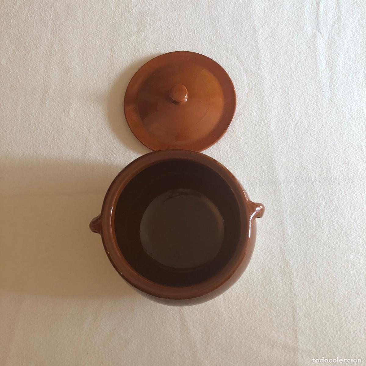 Antig&uuml;edades: Olla de barro esmaltado con tapa. Tradici&oacute;n y sabor - Foto 8