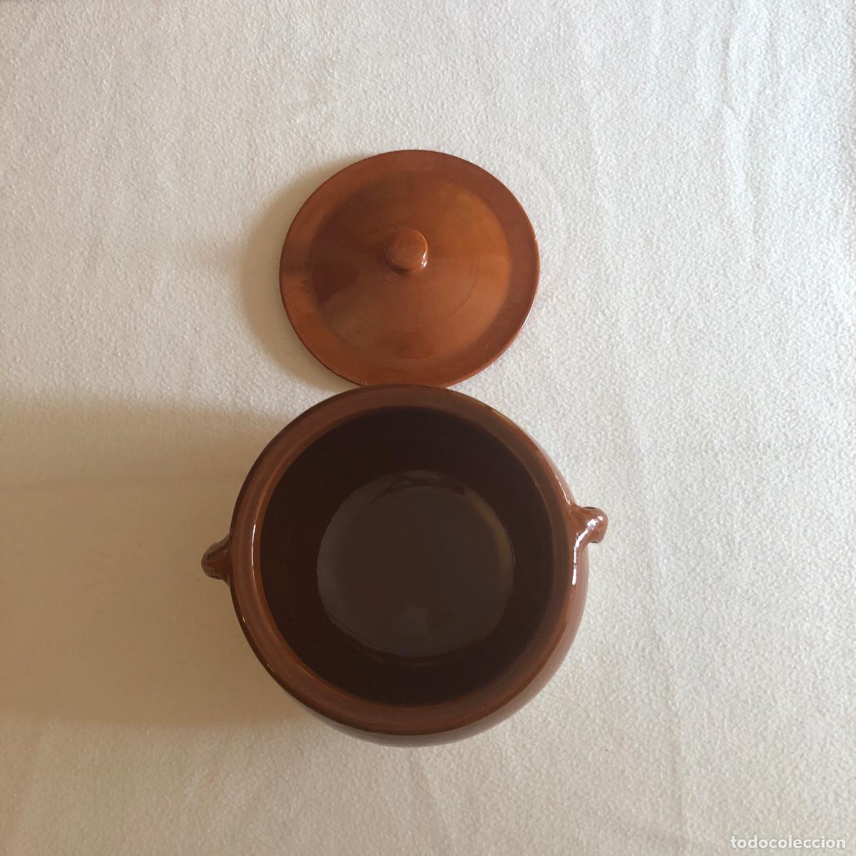 Antig&uuml;edades: Olla de barro esmaltado con tapa. Tradici&oacute;n y sabor - Foto 9