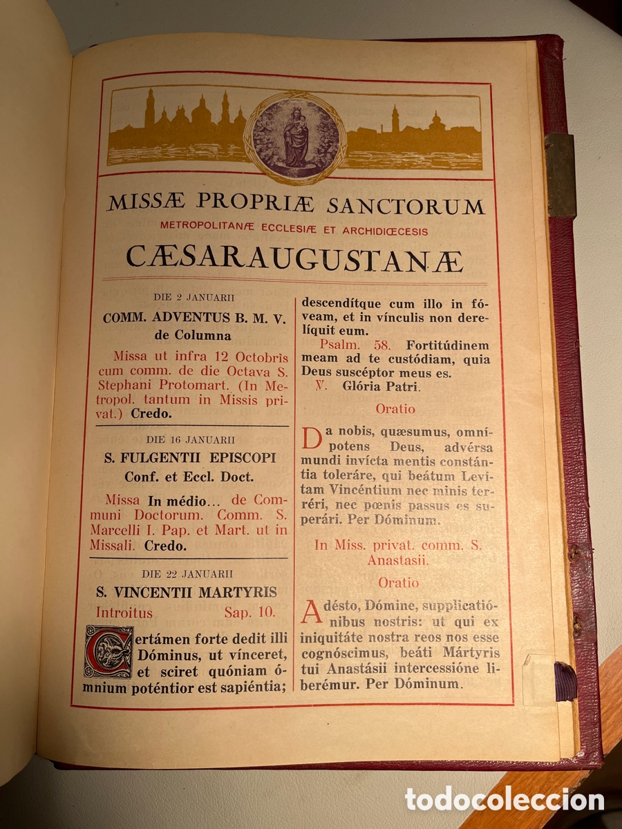 Antig&uuml;edades: Misal Romano , CAESARAUGUSTANAE MISSAE - Foto 10