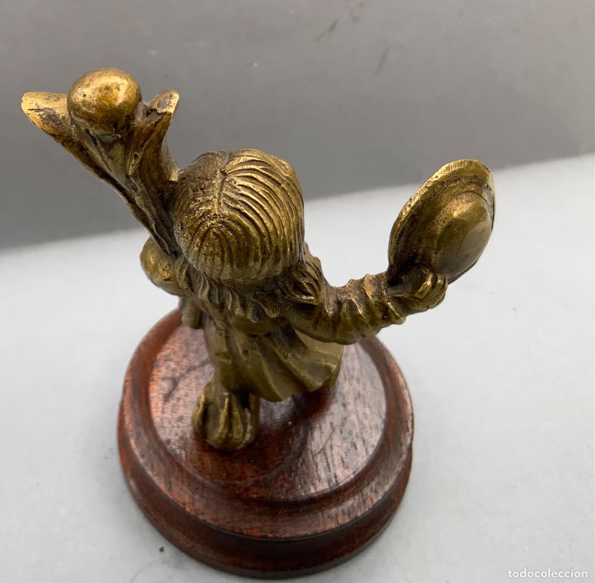 Antig&uuml;edades: Miniatura bronce. Muchacha con nardo . 11 cent&iacute;metros. - Foto 6