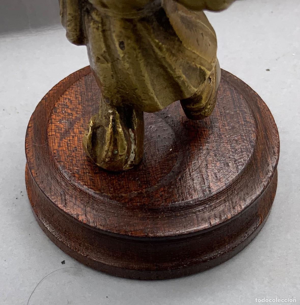 Antig&uuml;edades: Miniatura bronce. Muchacha con nardo . 11 cent&iacute;metros. - Foto 7