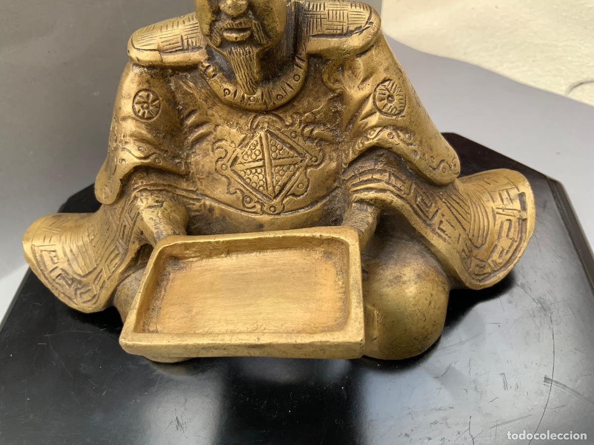 Antig&uuml;edades: FIGURA DE BRONCE, SHOGUN.CIRCA, 1900. - Foto 18