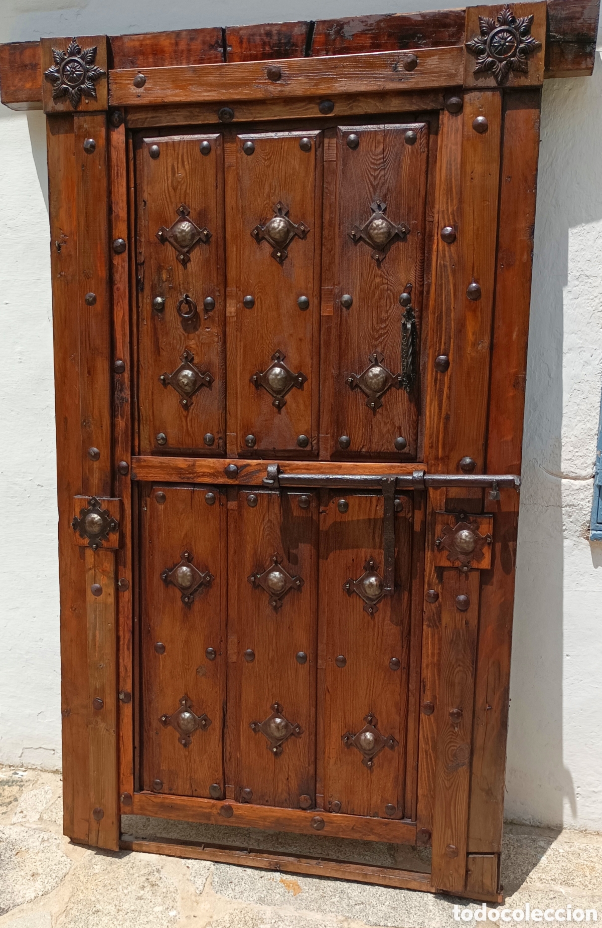 Antig&uuml;edades: Puerta antig&uuml;a de madera - Foto 2