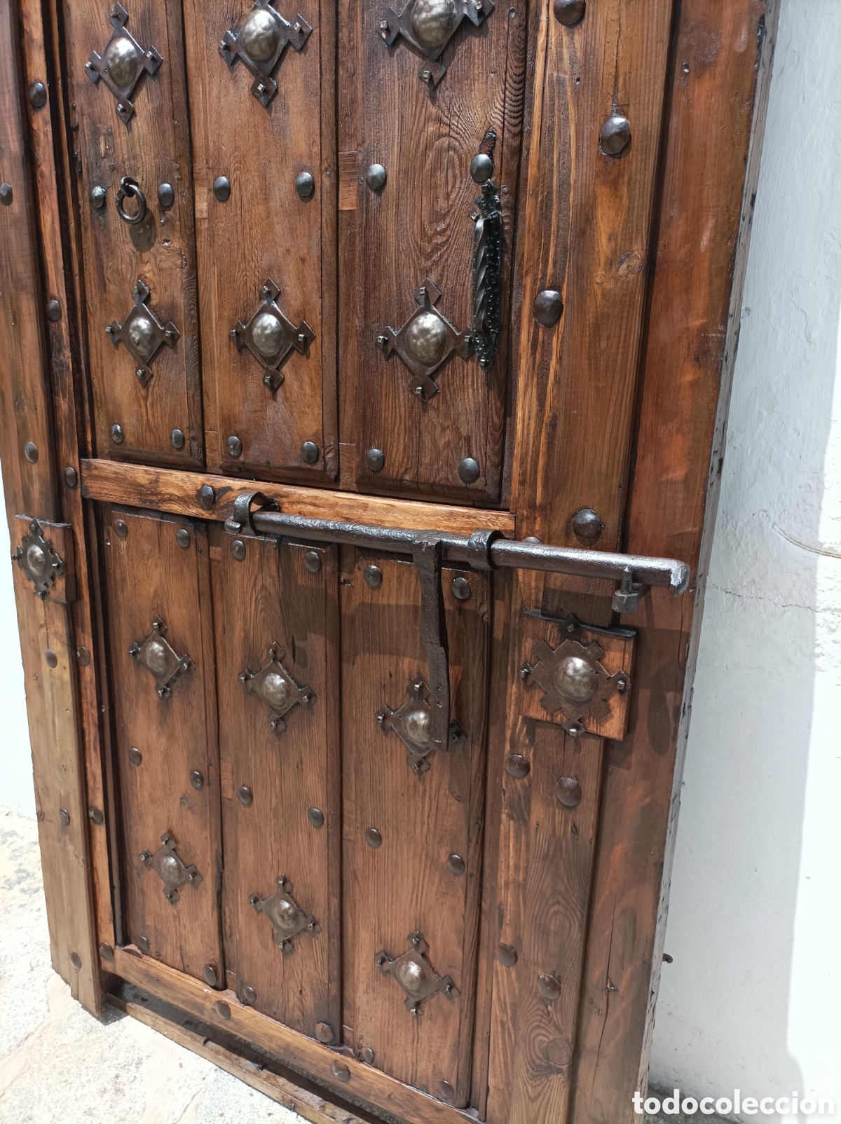 Antig&uuml;edades: Puerta antig&uuml;a de madera - Foto 3