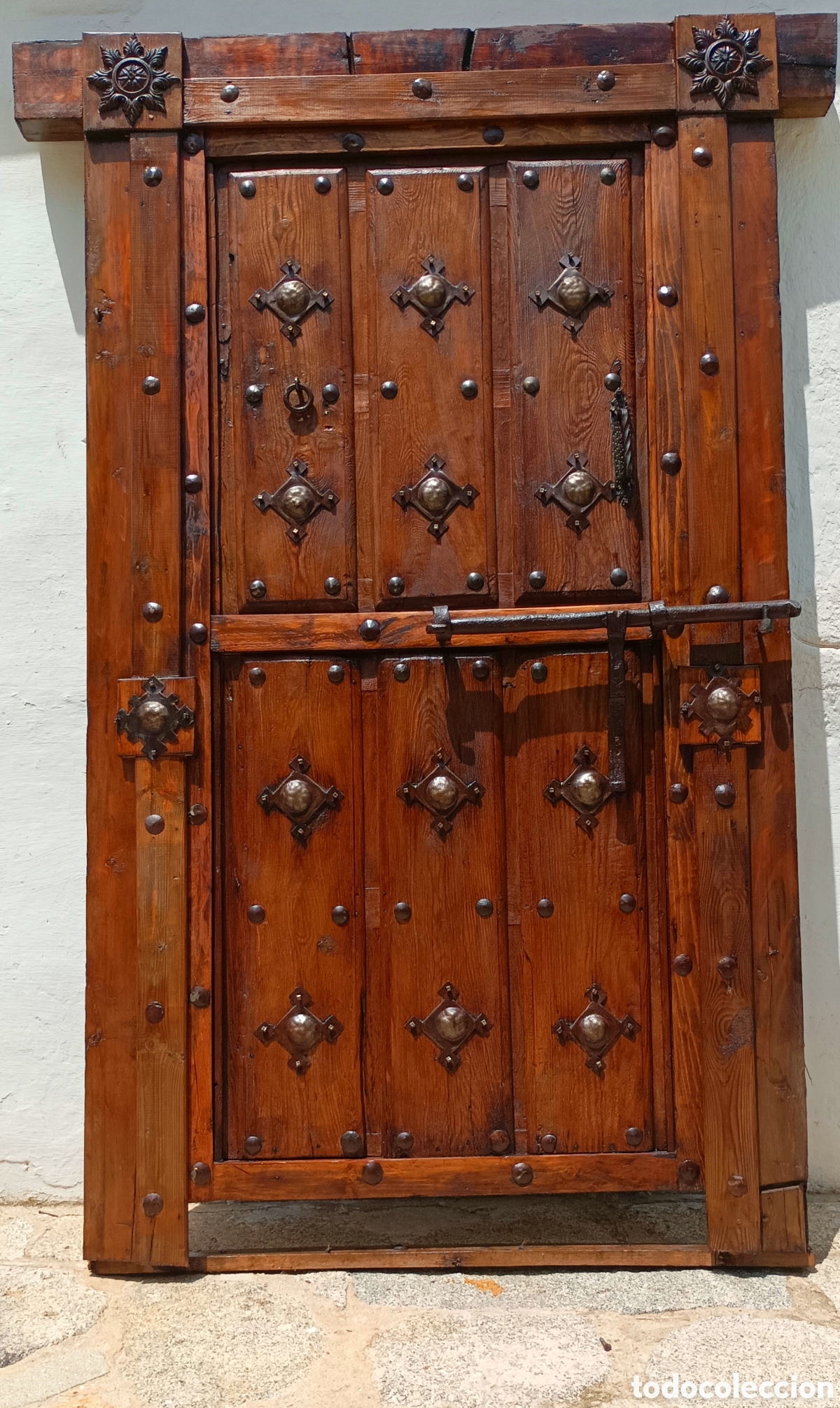 Antig&uuml;edades: Puerta antig&uuml;a de madera - Foto 5