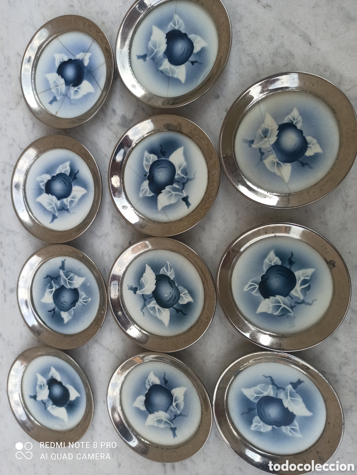 Antig&uuml;edades: 11 posavasos antiguos - Foto 1