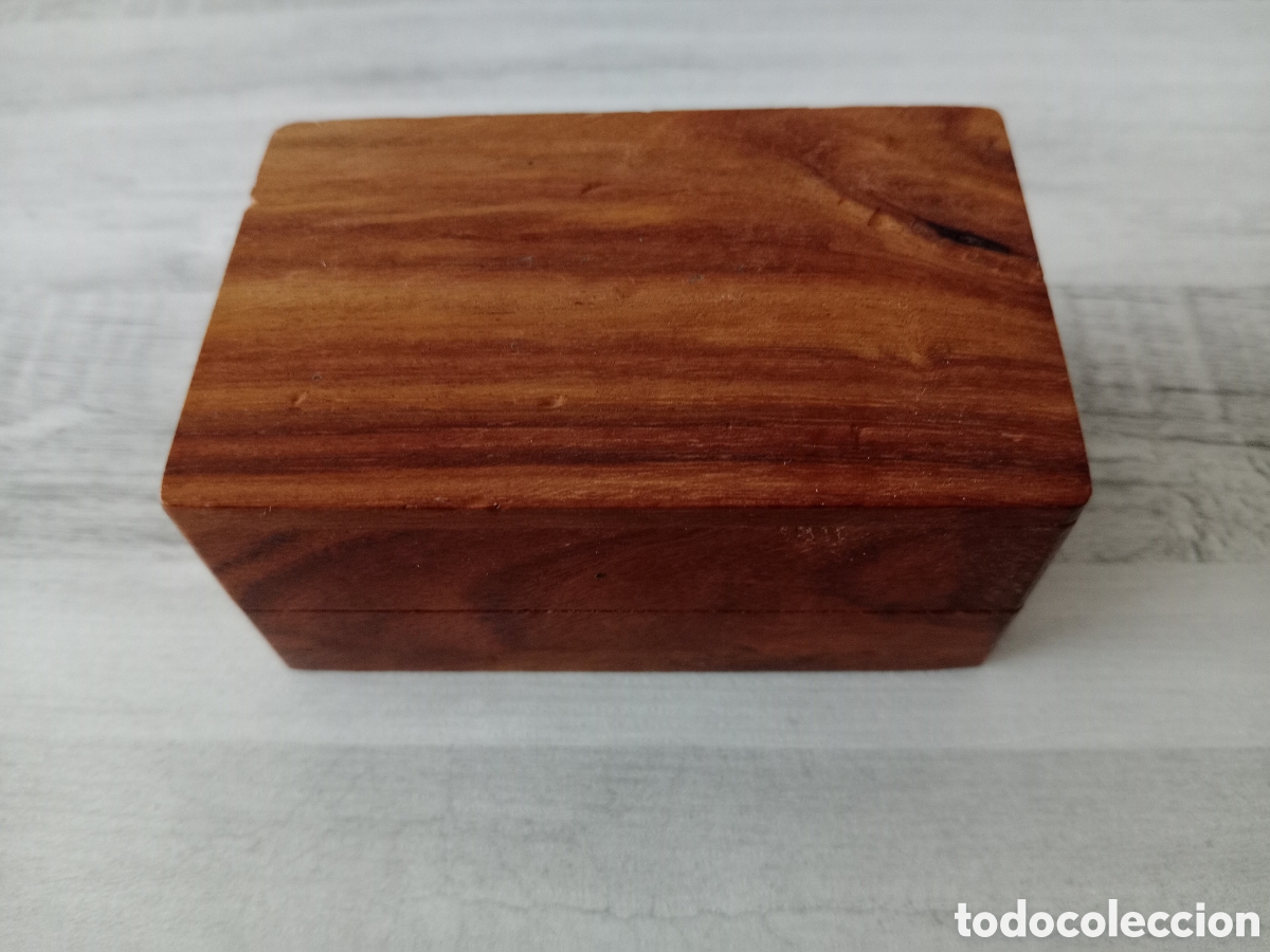 Antig&uuml;edades: *️⃣CAJA JOYERO de MADERA con METAL INCRUSTADO - Foto 5