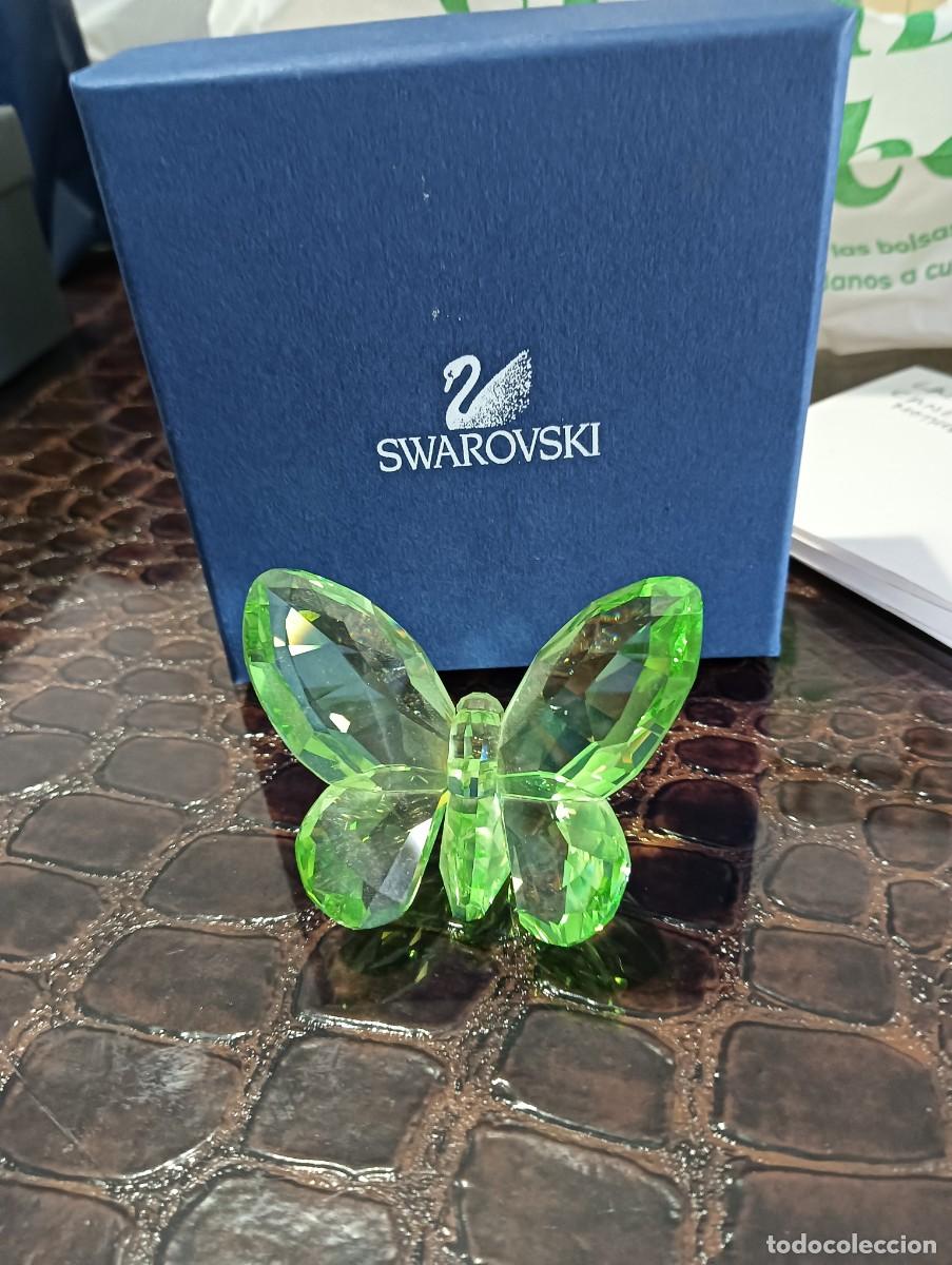 Antig&uuml;edades: Swarovski light peridot Butterfly - Foto 1