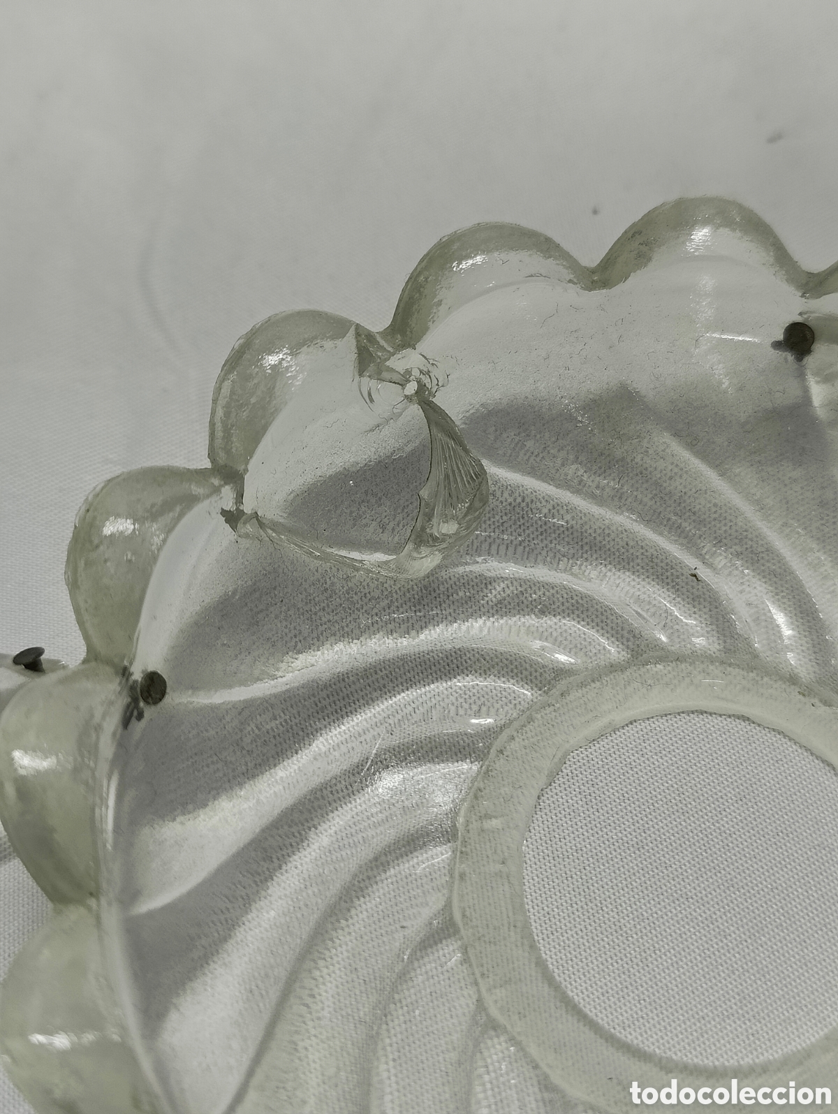 Antig&uuml;edades: PAREJA CANDELABROS CRISTAL - Foto 18