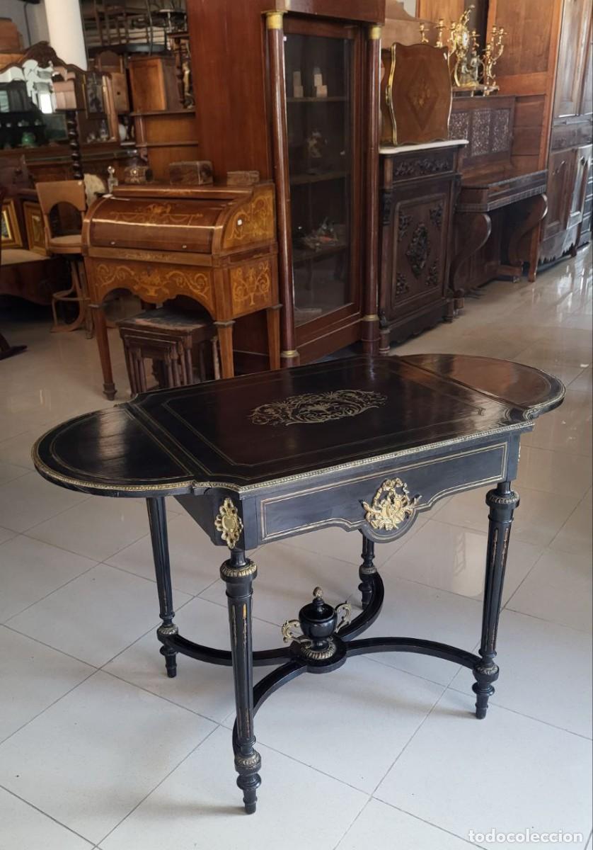Antig&uuml;edades: Mesa de alas Napole&oacute;n III - Foto 3
