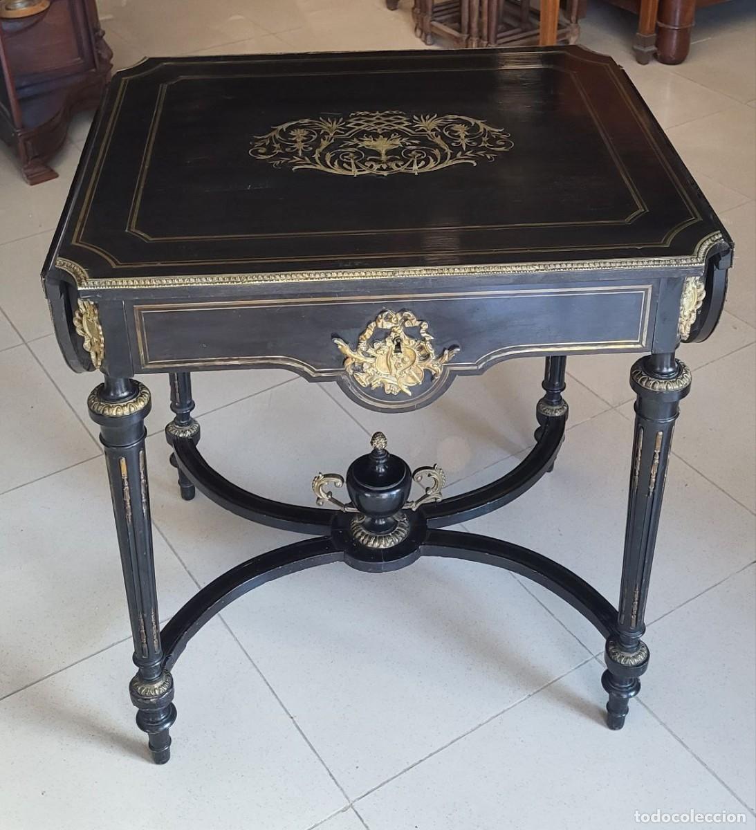 Antig&uuml;edades: Mesa de alas Napole&oacute;n III - Foto 5