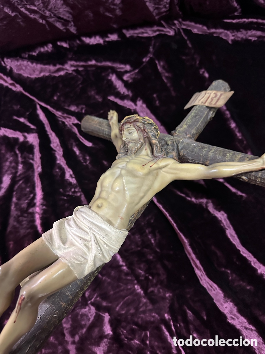 Antig&uuml;edades: Bonito crucificado de Olot - Foto 6