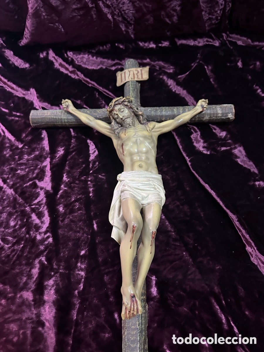 Antig&uuml;edades: Bonito crucificado de Olot - Foto 8
