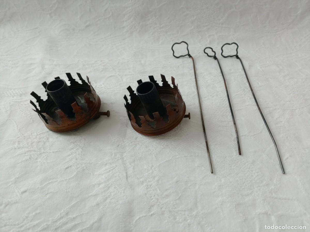 Antig&uuml;edades: 2 piezas para candelabro - Foto 1