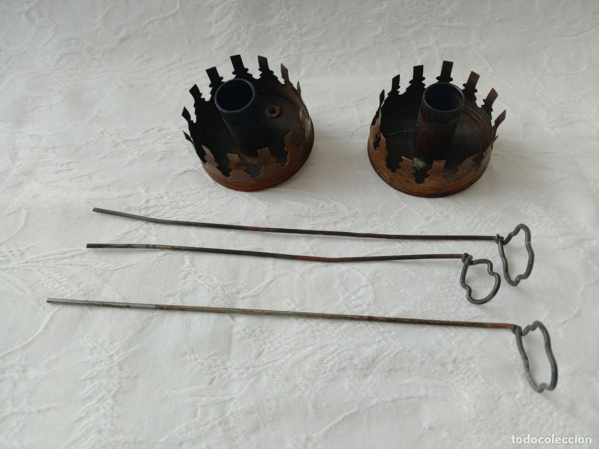 Antig&uuml;edades: 2 piezas para candelabro - Foto 10