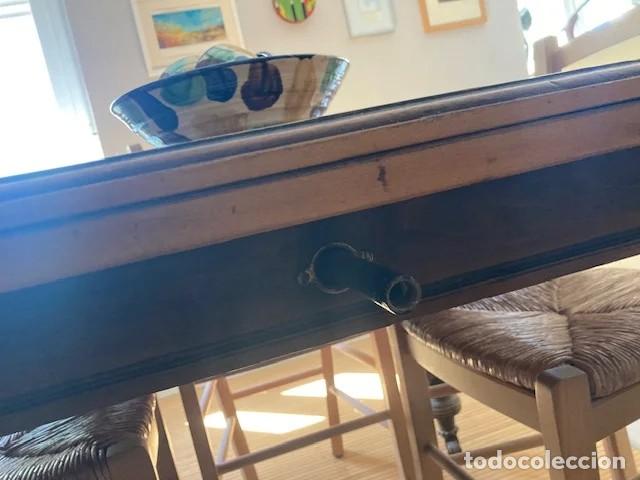 Antig&uuml;edades: Mesa de comedor extensible de roble - Foto 4