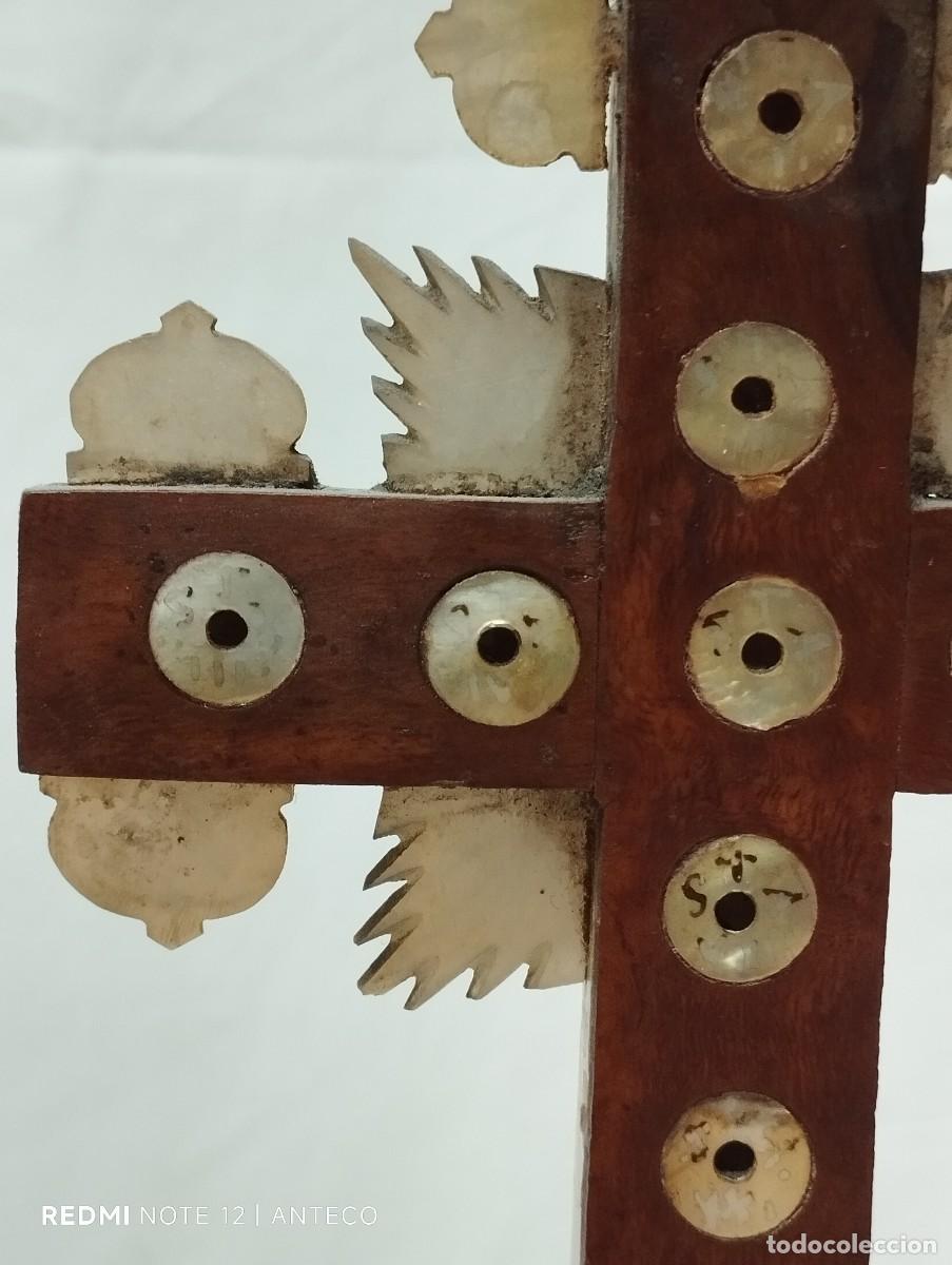 Antig&uuml;edades: CRUZ DE JERUSALEM DE SOBREMESA - Foto 13