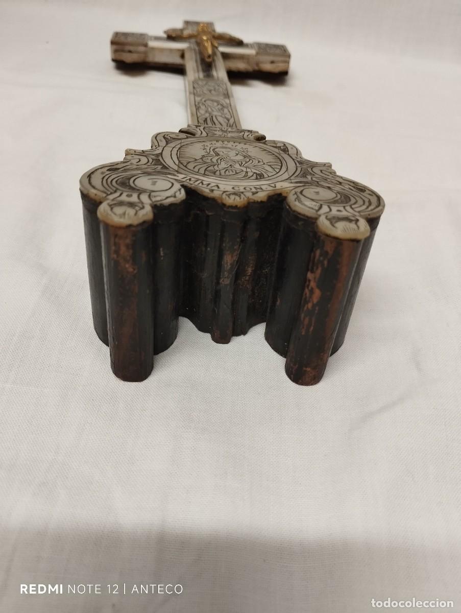 Antig&uuml;edades: CRUZ DE JERUSALEM DE SOBREMESA - Foto 16