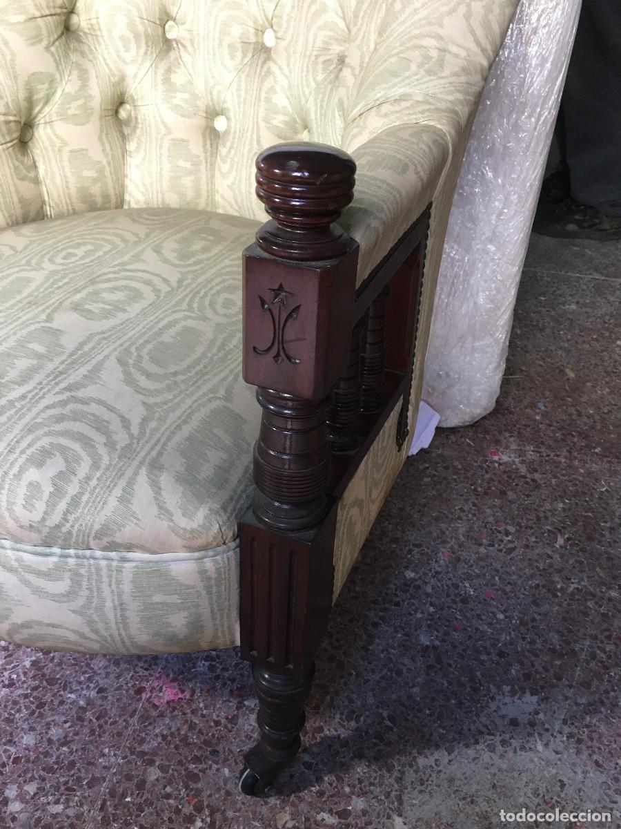 Antig&uuml;edades: Sillones victorianos - Caoba - Foto 3