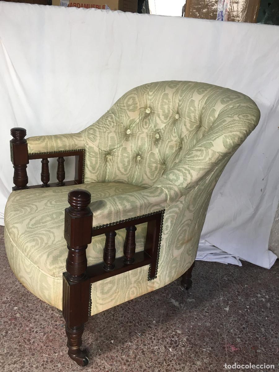 Antig&uuml;edades: Sillones victorianos - Caoba - Foto 6