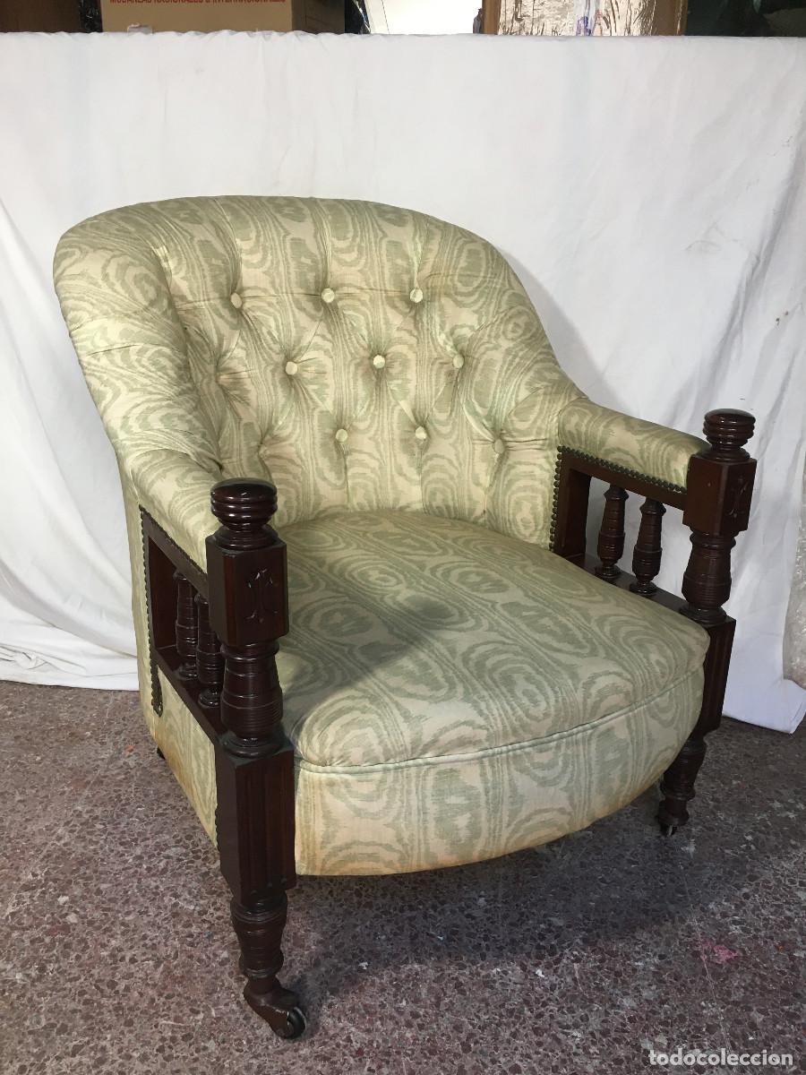 Antig&uuml;edades: Sillones victorianos - Caoba - Foto 7