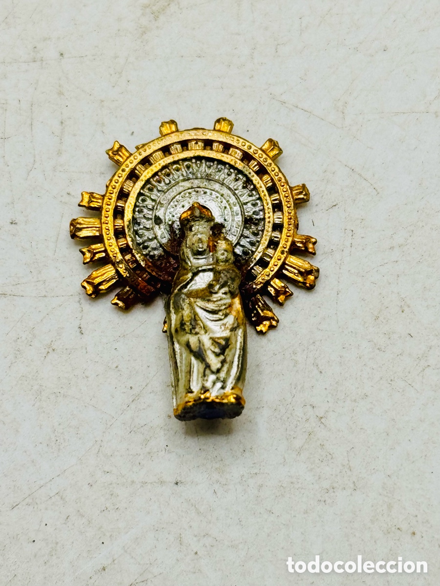 Antig&uuml;edades: Antigua Virgen Dorado - Foto 3