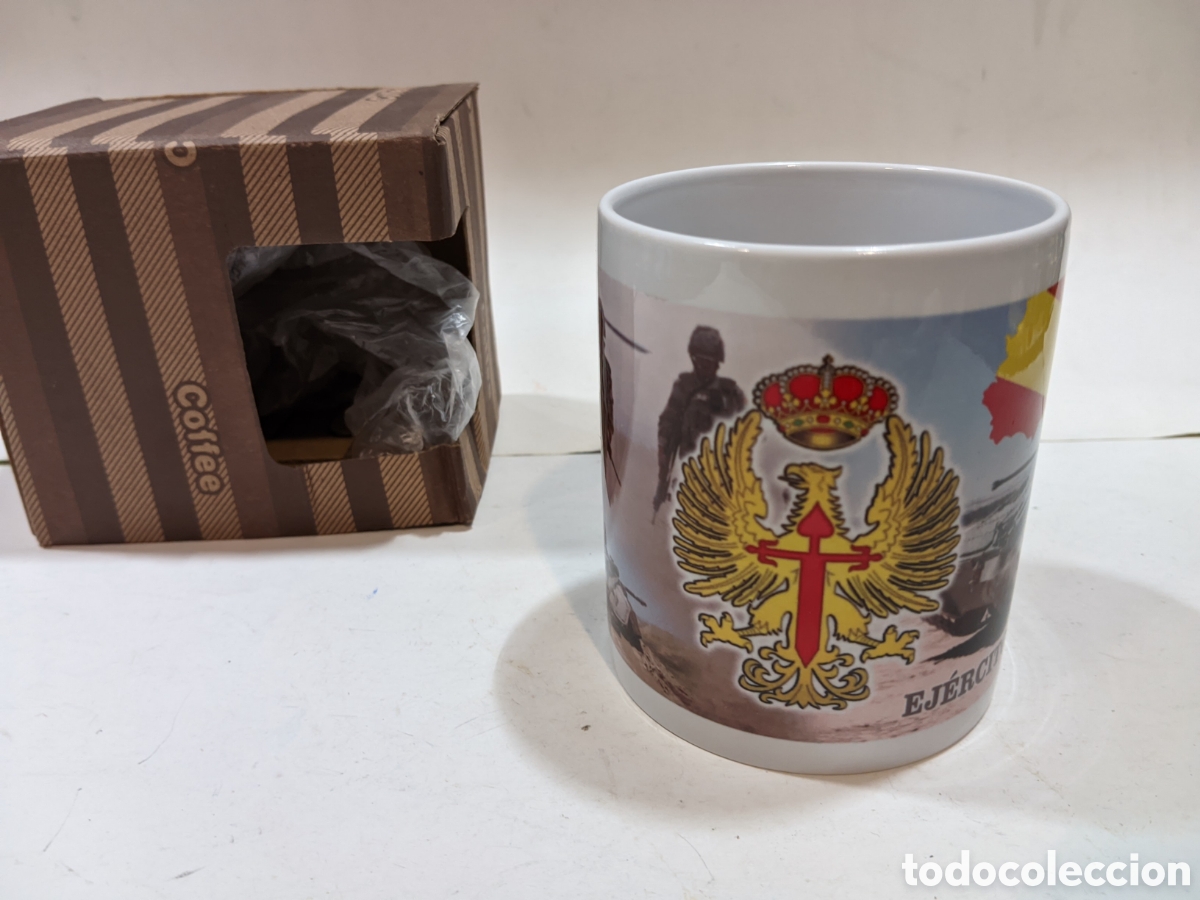 Antig&uuml;edades: Taza de cer&aacute;mica ejercito de tierra - Foto 2