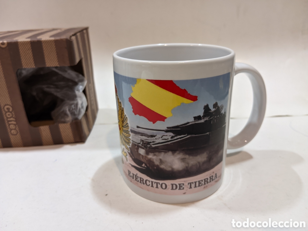 Antig&uuml;edades: Taza de cer&aacute;mica ejercito de tierra - Foto 3
