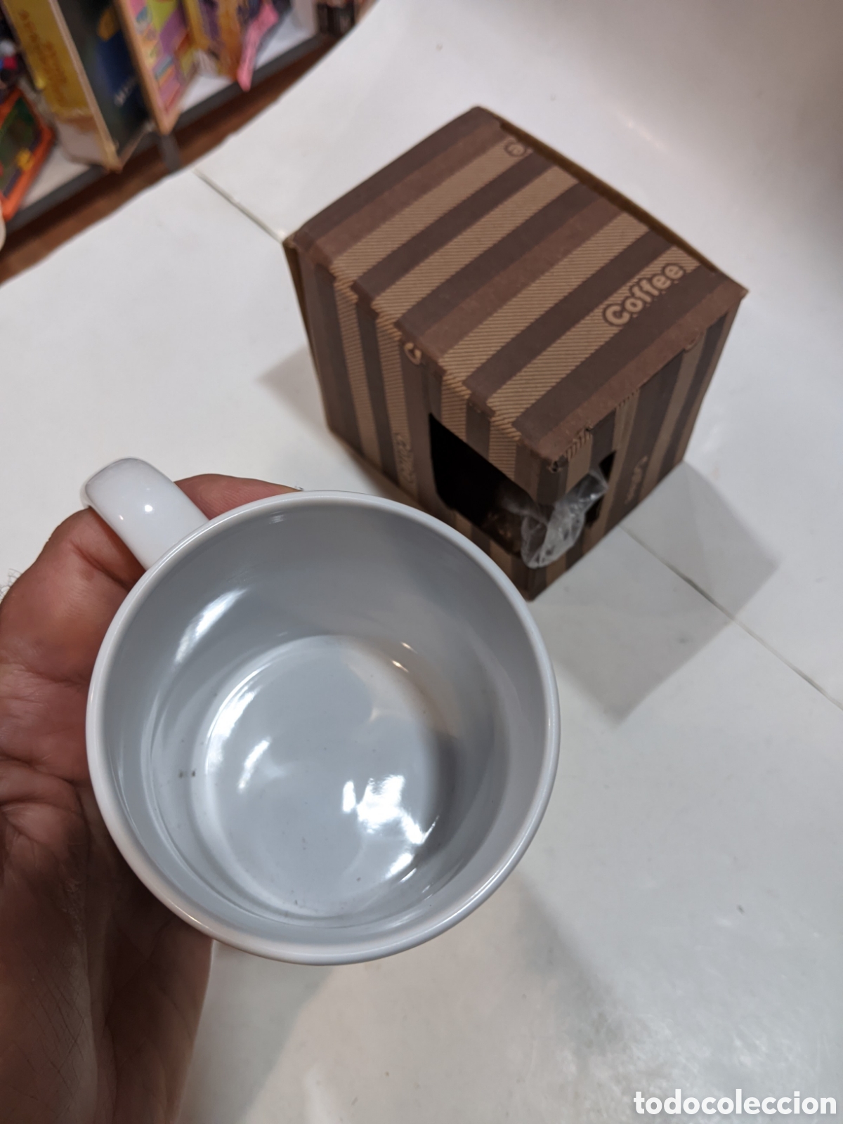 Antig&uuml;edades: Taza de cer&aacute;mica ejercito de tierra - Foto 5