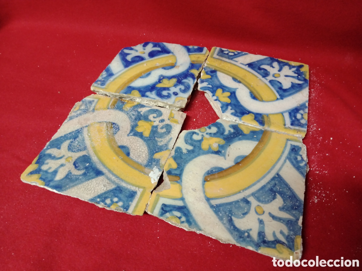 Antig&uuml;edades: Conjunto de antiguos azulejos - Foto 2