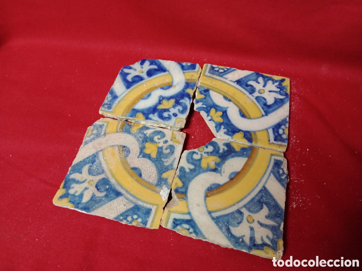 Antig&uuml;edades: Conjunto de antiguos azulejos - Foto 1