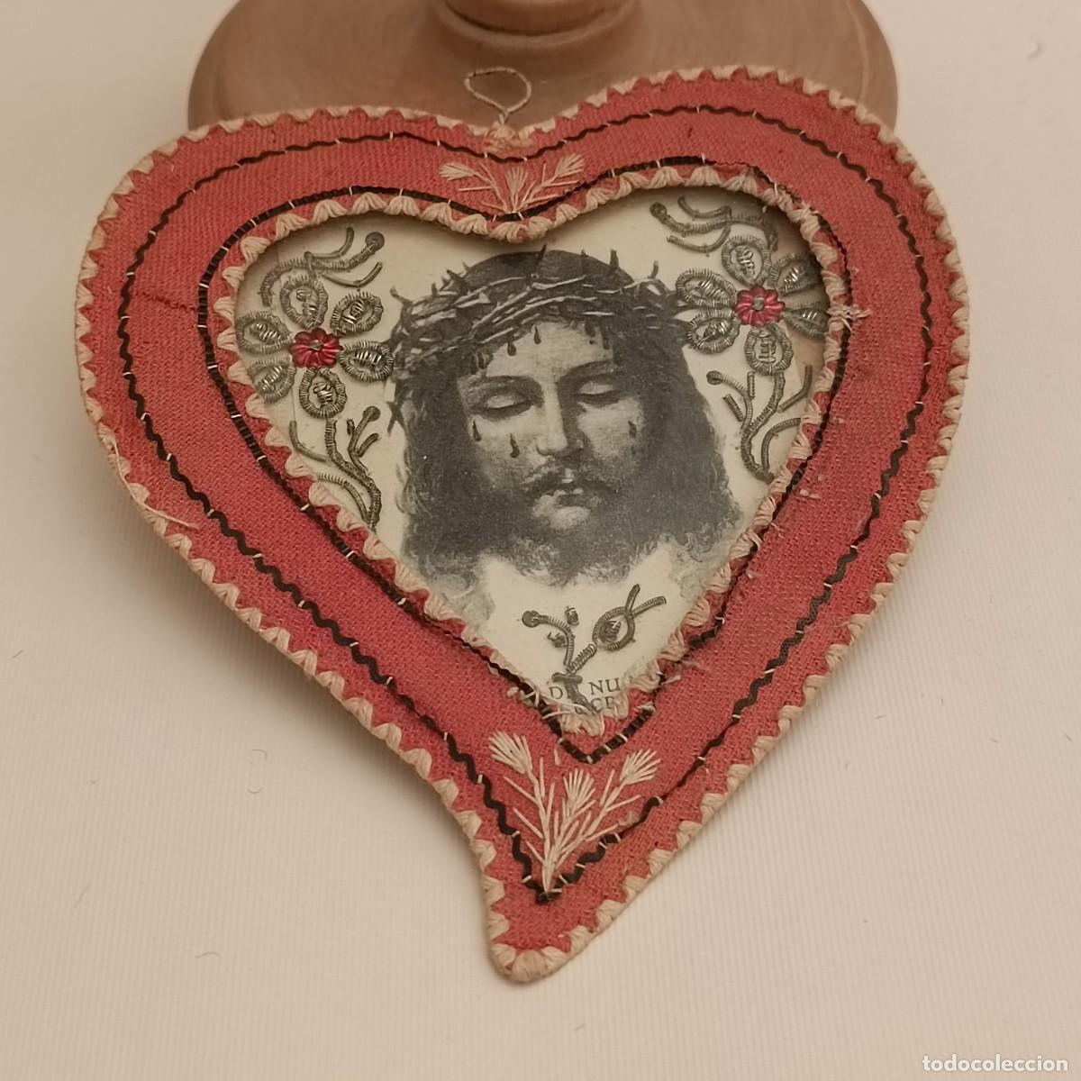 Antig&uuml;edades: ESCAPULARIO S.XIX CON IMAGEN DE CRISTO - Foto 5
