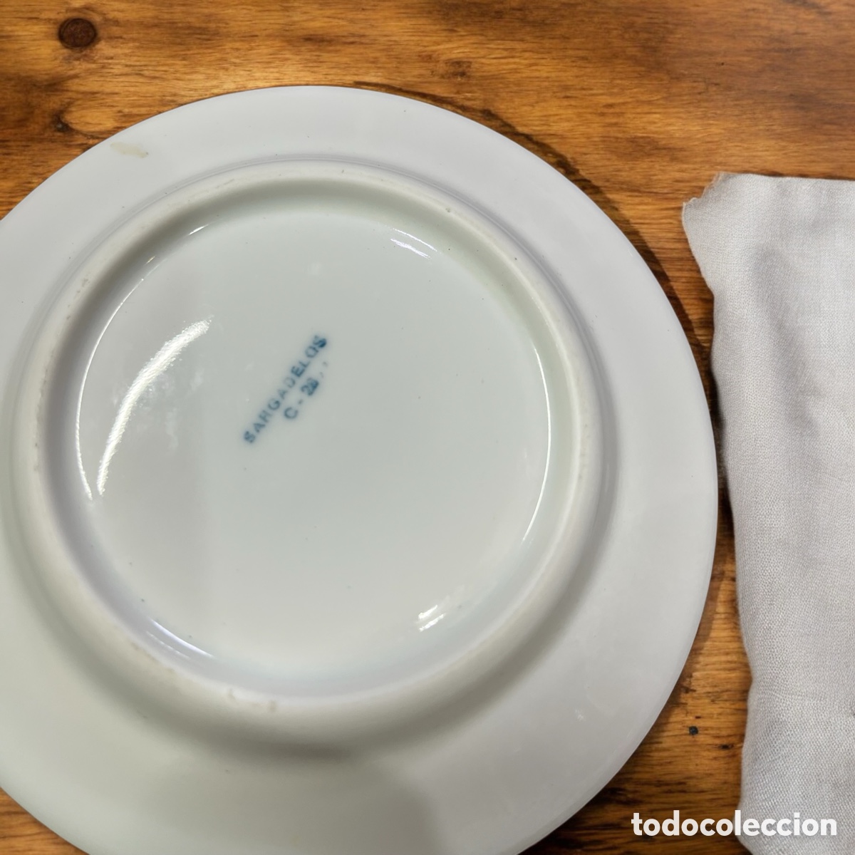 Antig&uuml;edades: Plato de caf&eacute; de Sargadelos - Foto 2