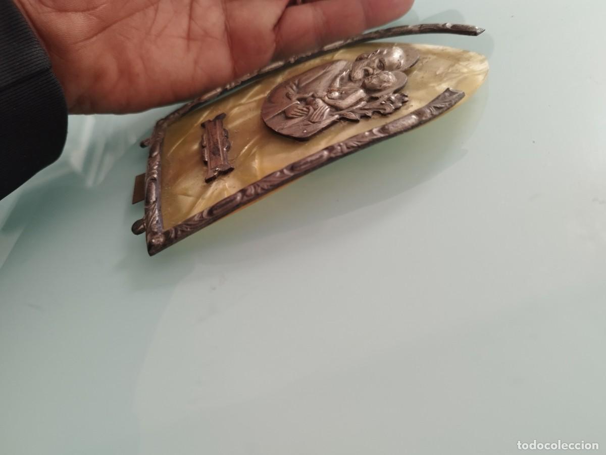 Antig&uuml;edades: Antigua placa devocional religiosa, a identificar. - Foto 7