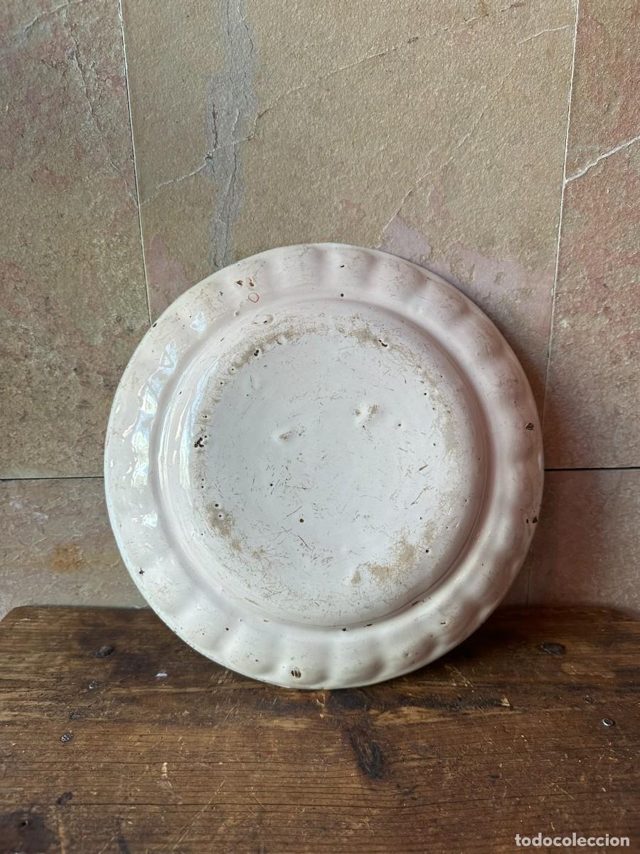 Antig&uuml;edades: PLATO DE PORCELANA DE ALCORA - Foto 3