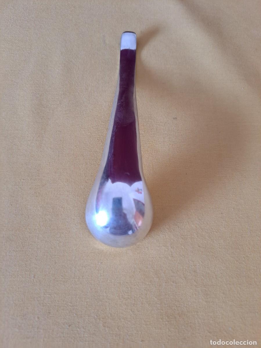 Antig&uuml;edades: CUCHARILLA DE POSTRE EN ALPACA - Foto 3