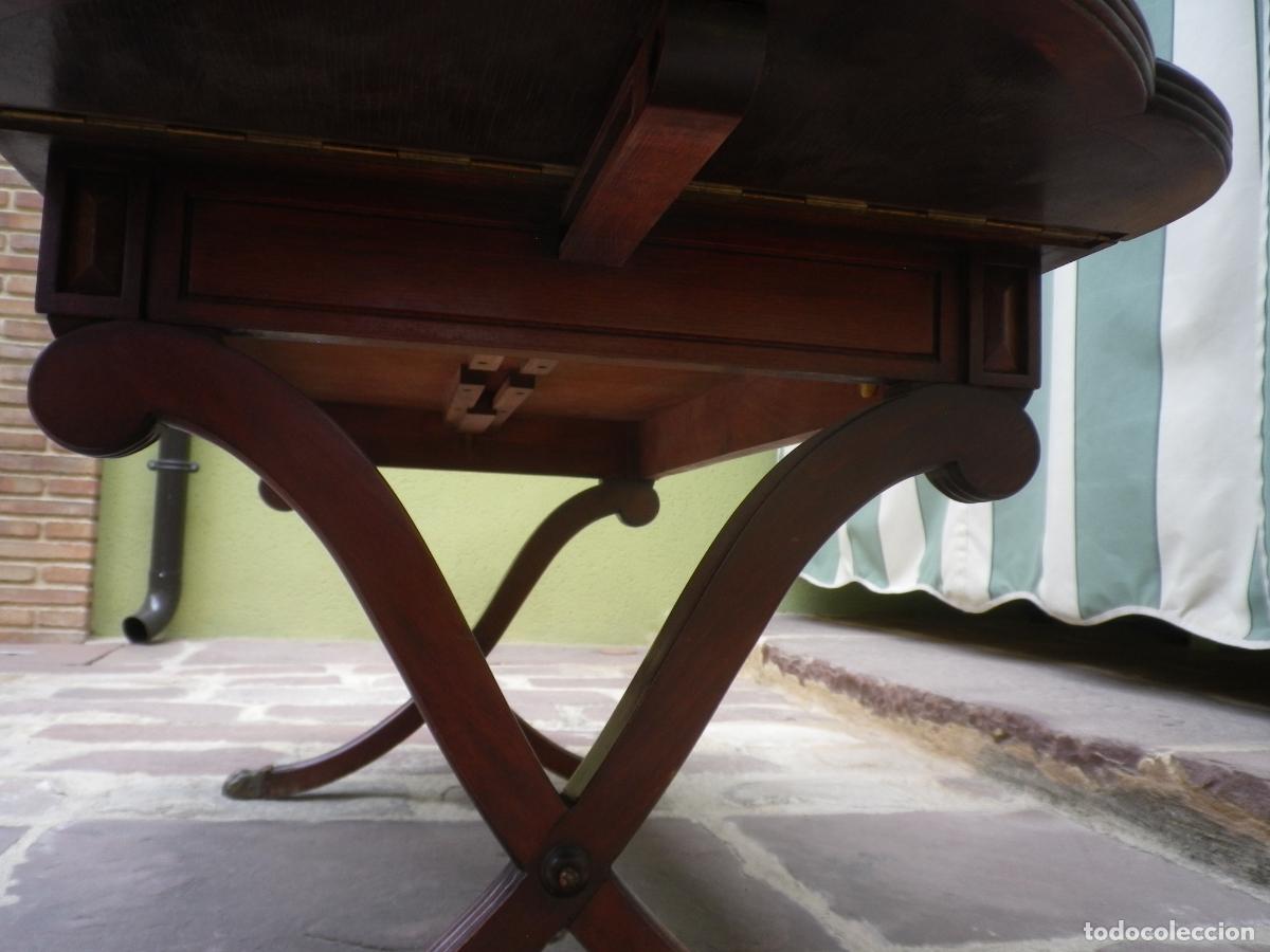 Antig&uuml;edades: Mesa de centro con alas abatibles. - Foto 3