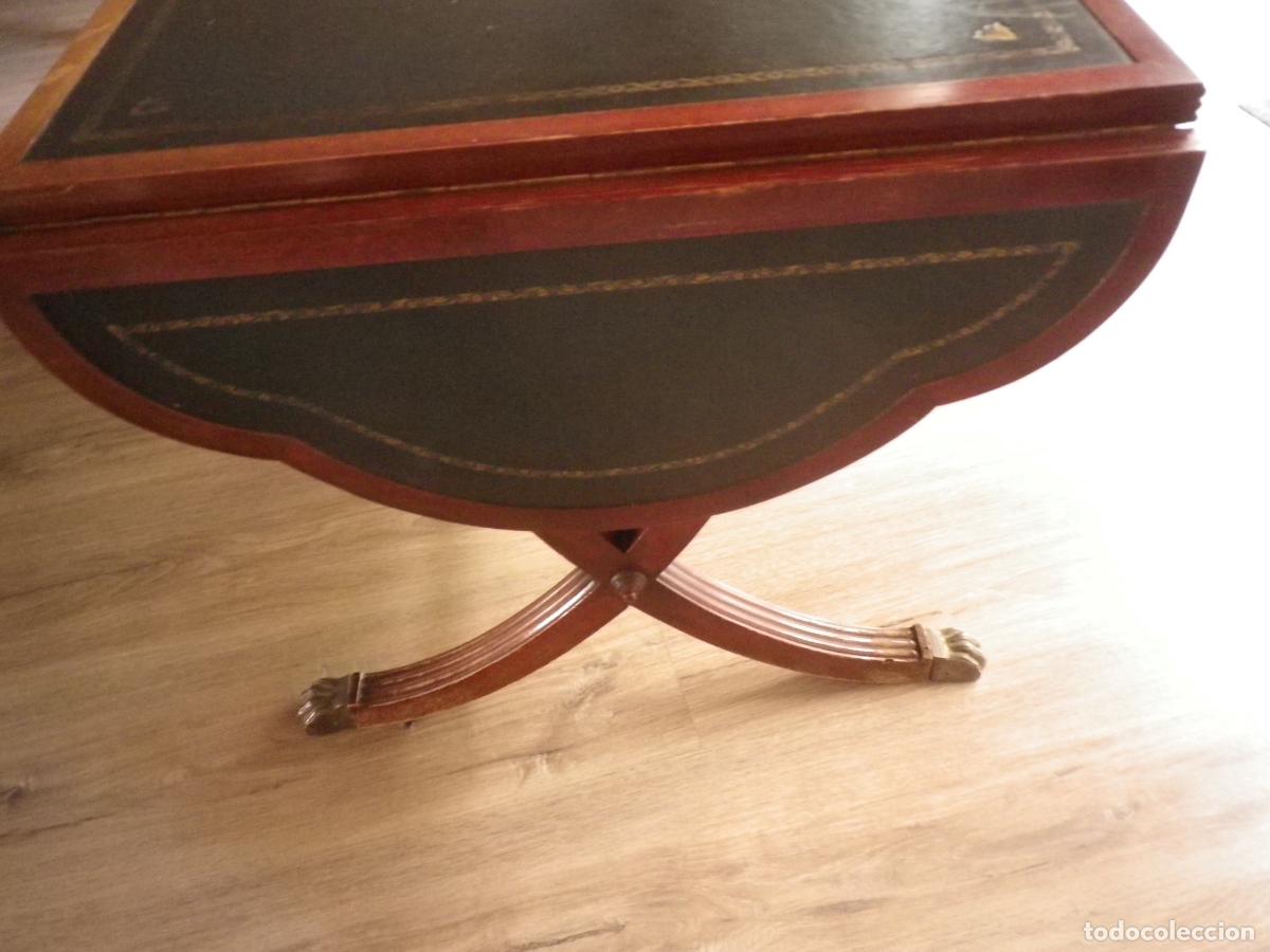 Antig&uuml;edades: Mesa de centro con alas abatibles. - Foto 8